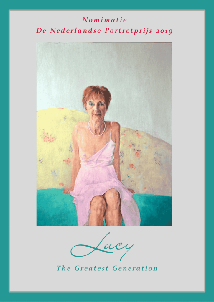 The Greatest Generation: Lucy': "Schilderij 'The Greatest Generation: Lucy' genomineerd voor de Nederlandse Portretprijs 2019.