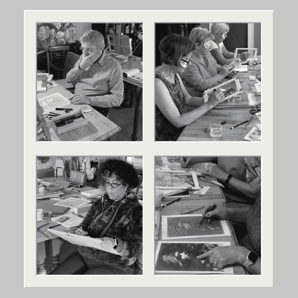 Cursisten workshop Leer Tekenen 1998- 2023
